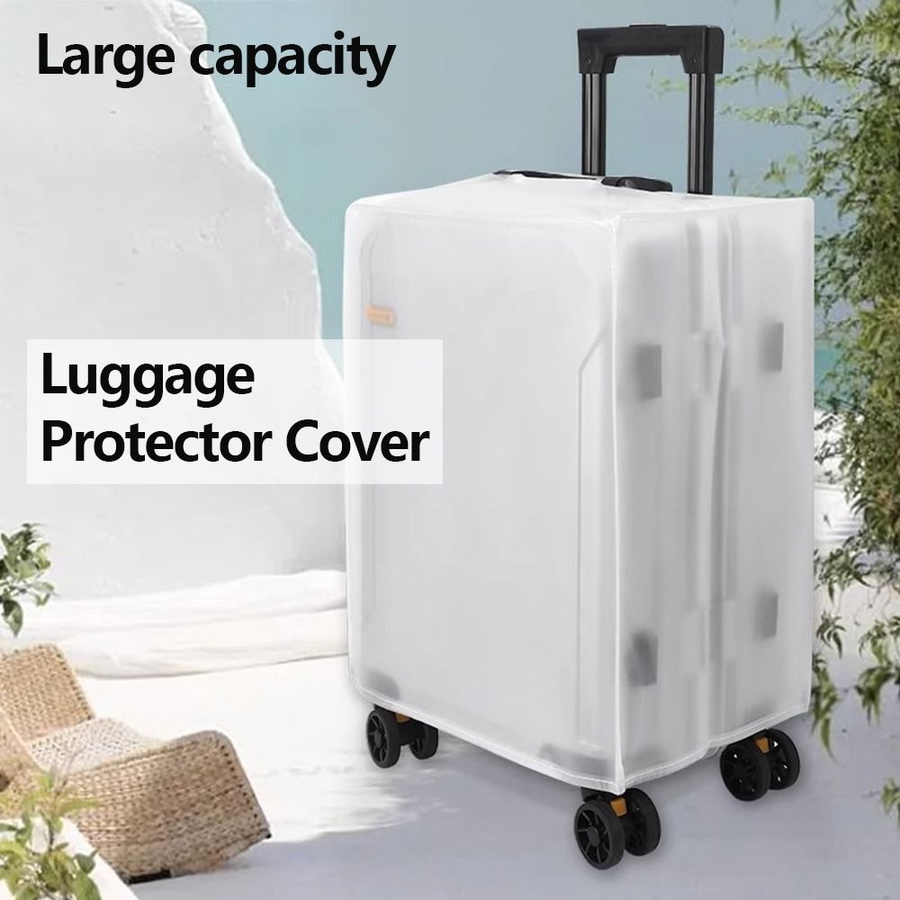 Waterproof Suitcase Cover Protector - ผ้าคลุมกระเป๋าเดินทางแบบใหม่ ผิวสัมผัสฝ้า กันน้ำ ทนทาน ป้องกันฝุ่น