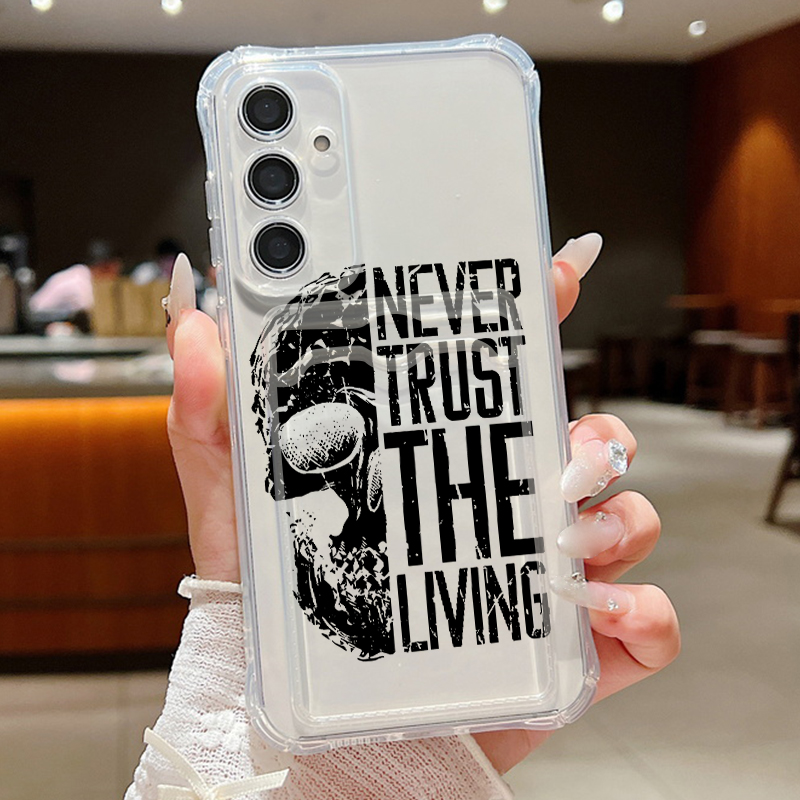 Wallets - เคสกระเป๋าสตางค์ลายหัวกะโหลกสีดำสำหรับ Samsung Galaxy A57 A37 A17