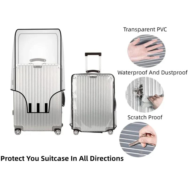 ปลอกหุ้มกระเป๋าเดินทางแบบใส ขน - Luggage Protective Cover Transparent บทวิจารณ์และราคา