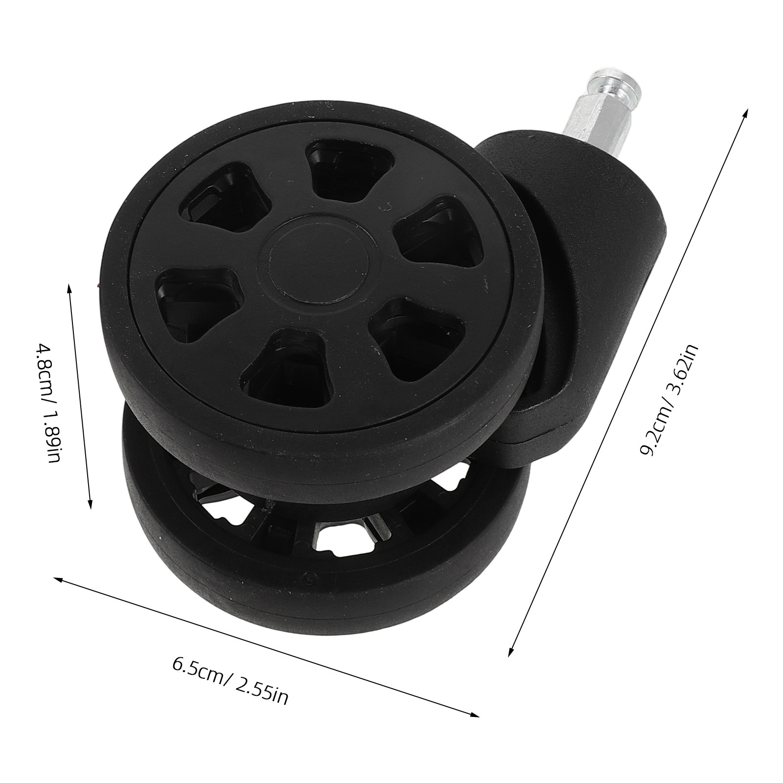 2 ชิ้น ล้อกระเป๋าเดินทางอเนกปร - Silent Replacement Luggage Wheels บทวิจารณ์และราคา