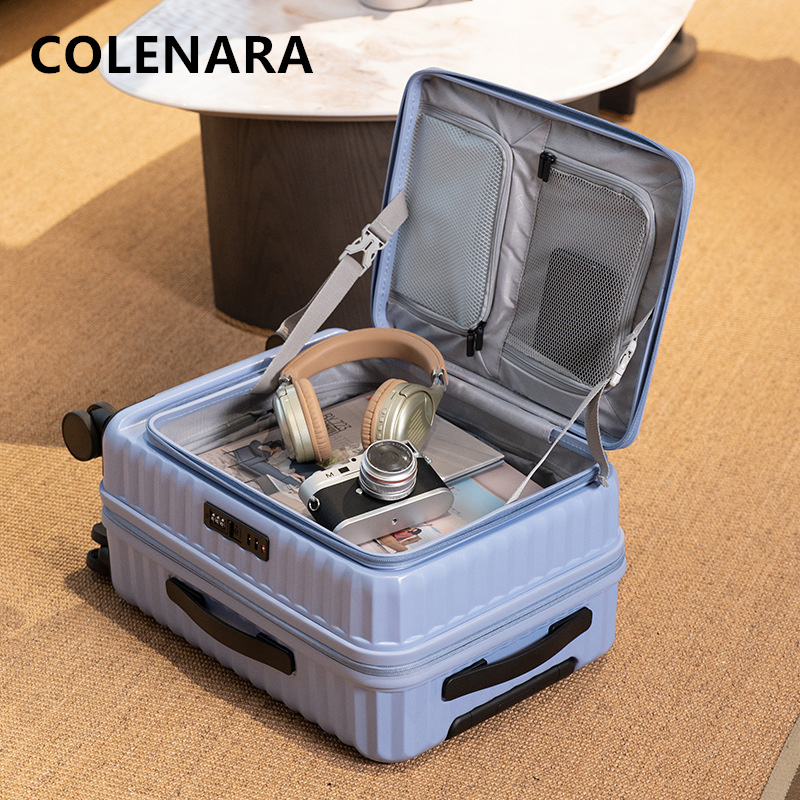 กระเป๋าเดินทาง COLENARA แบบเปิ - Front Opening Laptop Luggage 24 Inch บทวิจารณ์และราคา